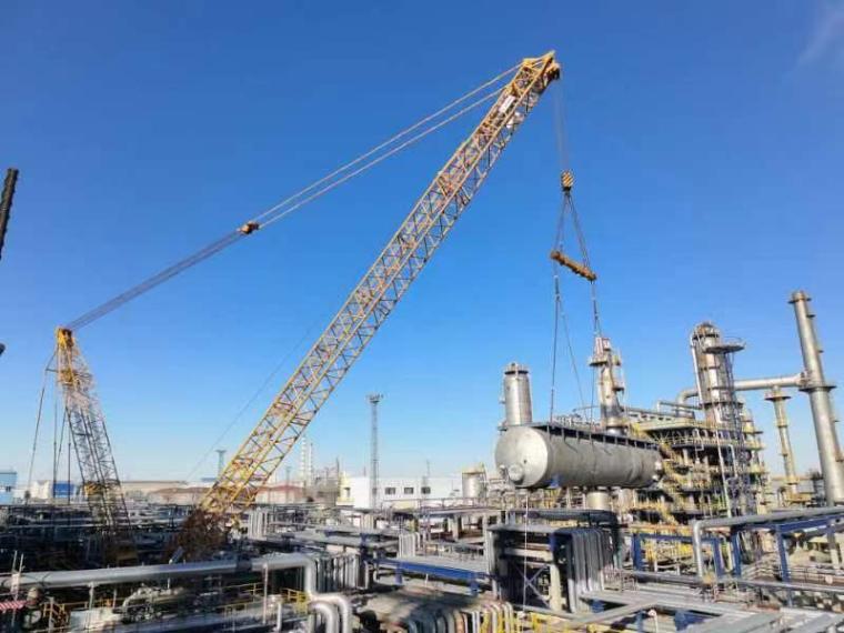 石化四建公司顺利完成天津石化常减压电脱盐罐施工任务 展现特种设备安装实力